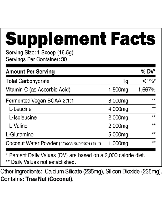 Transparent Labs BCAA Glutamine - Unflavored