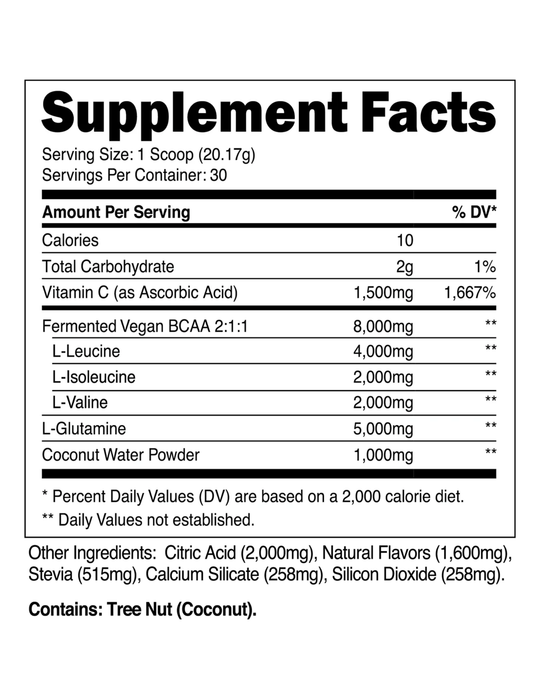 Transparent Labs BCAA Glutamine - Strawberry Lemonade