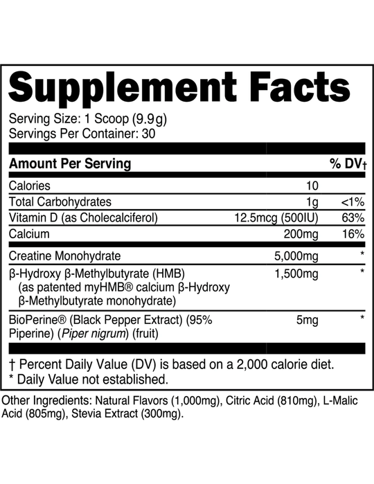 Transparent Labs Creatine HMB - Blue Raspberry