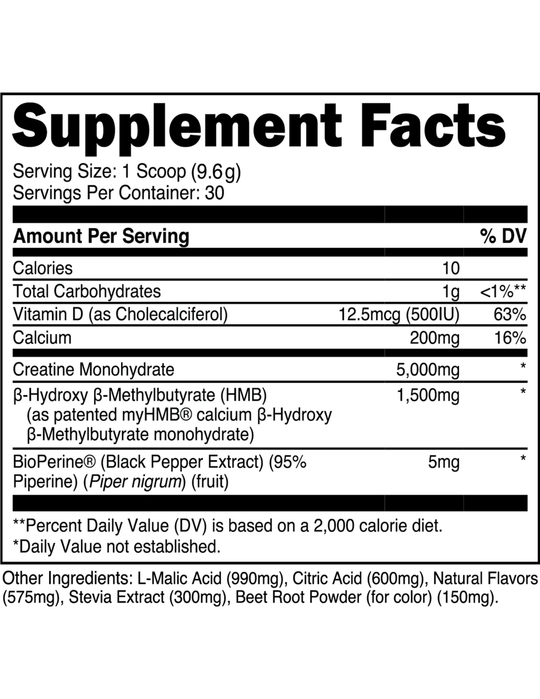 Transparent Labs Creatine HMB - Tropical Punch