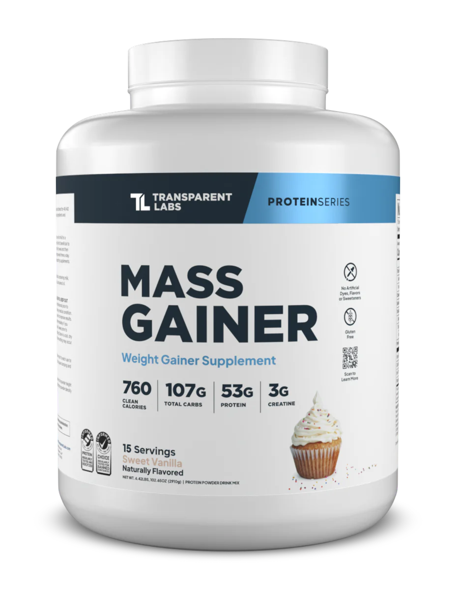Transparent Labs Mass Gainer - Sweet Vanilla – Dr. Ed's Nutrition