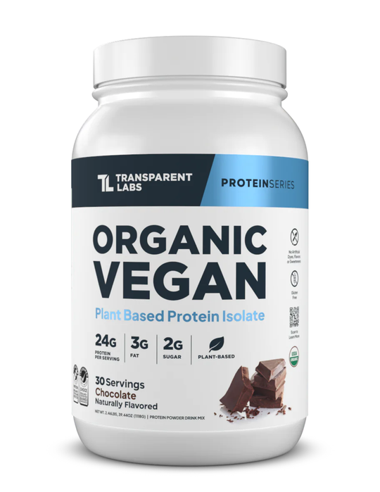 Transparent Labs Organic Vegan Plant - Based Protein	- Chocolate
