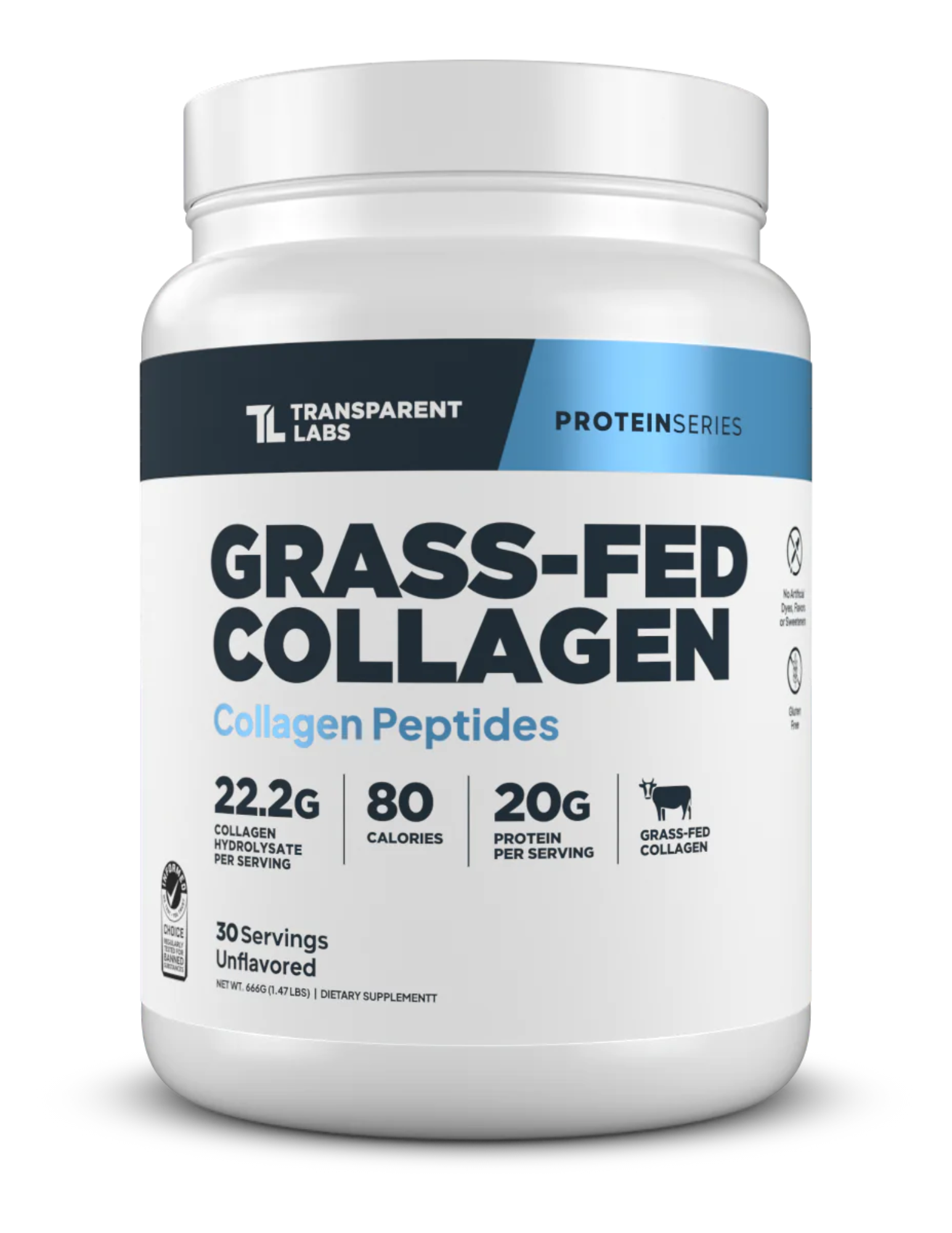 Transparent Labs Grass-Fed Collagen - Unflavored – Dr. Ed's Nutrition