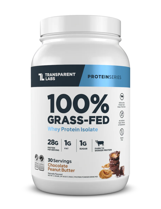 Transparent Labs Grass - Fed Whey Protein Isolate - Chocolate Peanut Butter