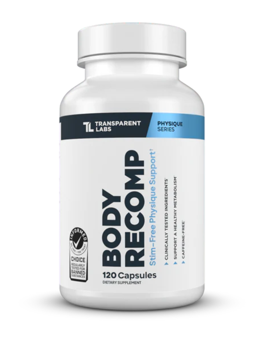Transparent Labs Body Recomp - Stim - Free - Fat Burner