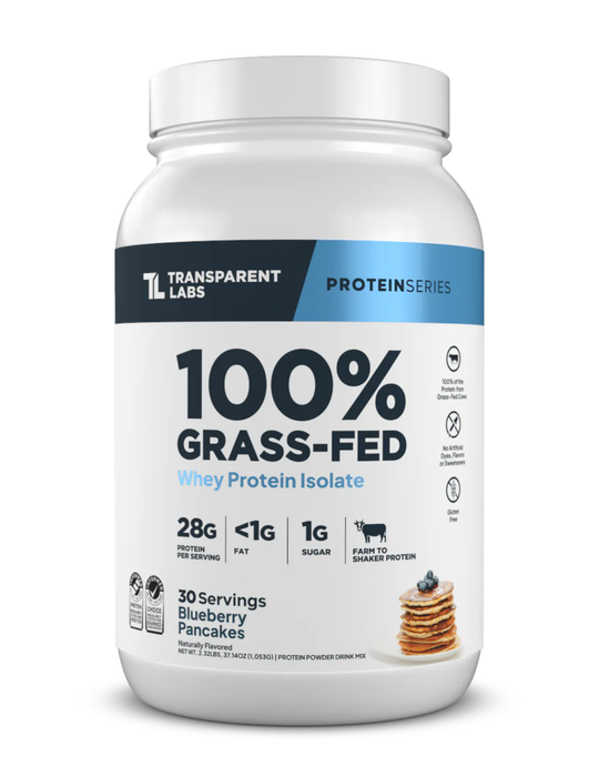Transparent Labs Grass - Fed Whey Protein Isolate - Blueberry Pancakes