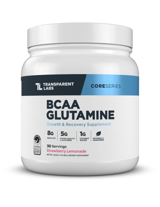 Transparent Labs BCAA Glutamine - Strawberry Lemonade