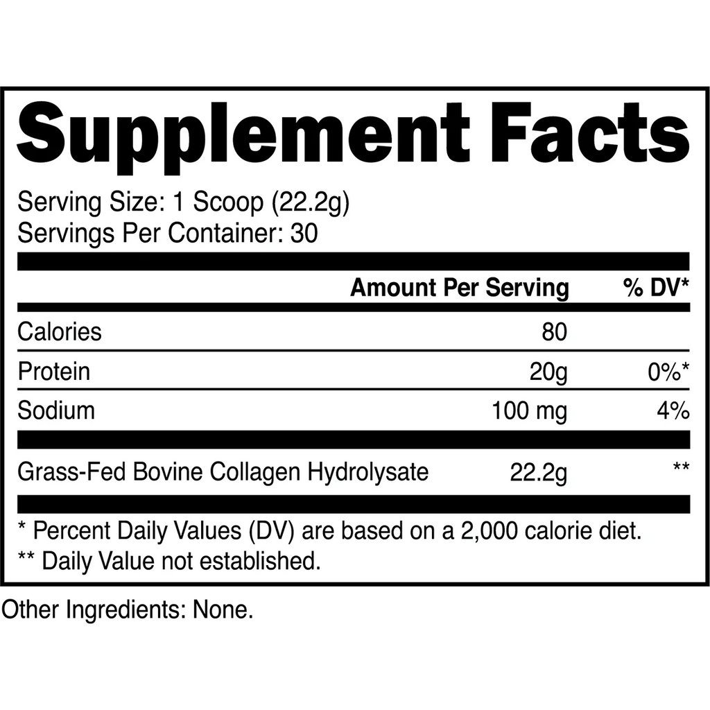 Grass - Fed Collagen - Unflavored