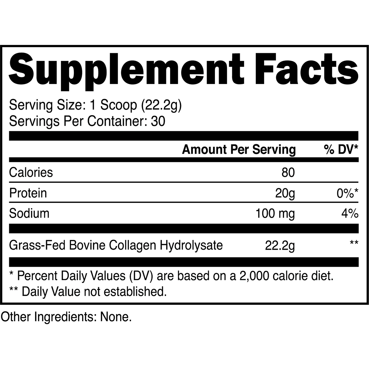 Grass - Fed Collagen - Unflavored