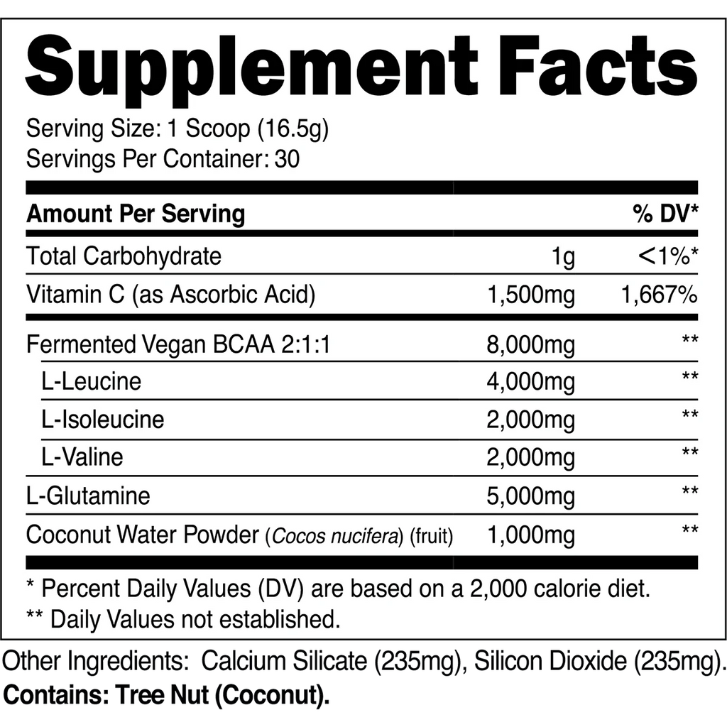 BCAA Glutamine - Unflavored