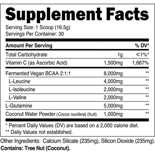 BCAA Glutamine - Unflavored
