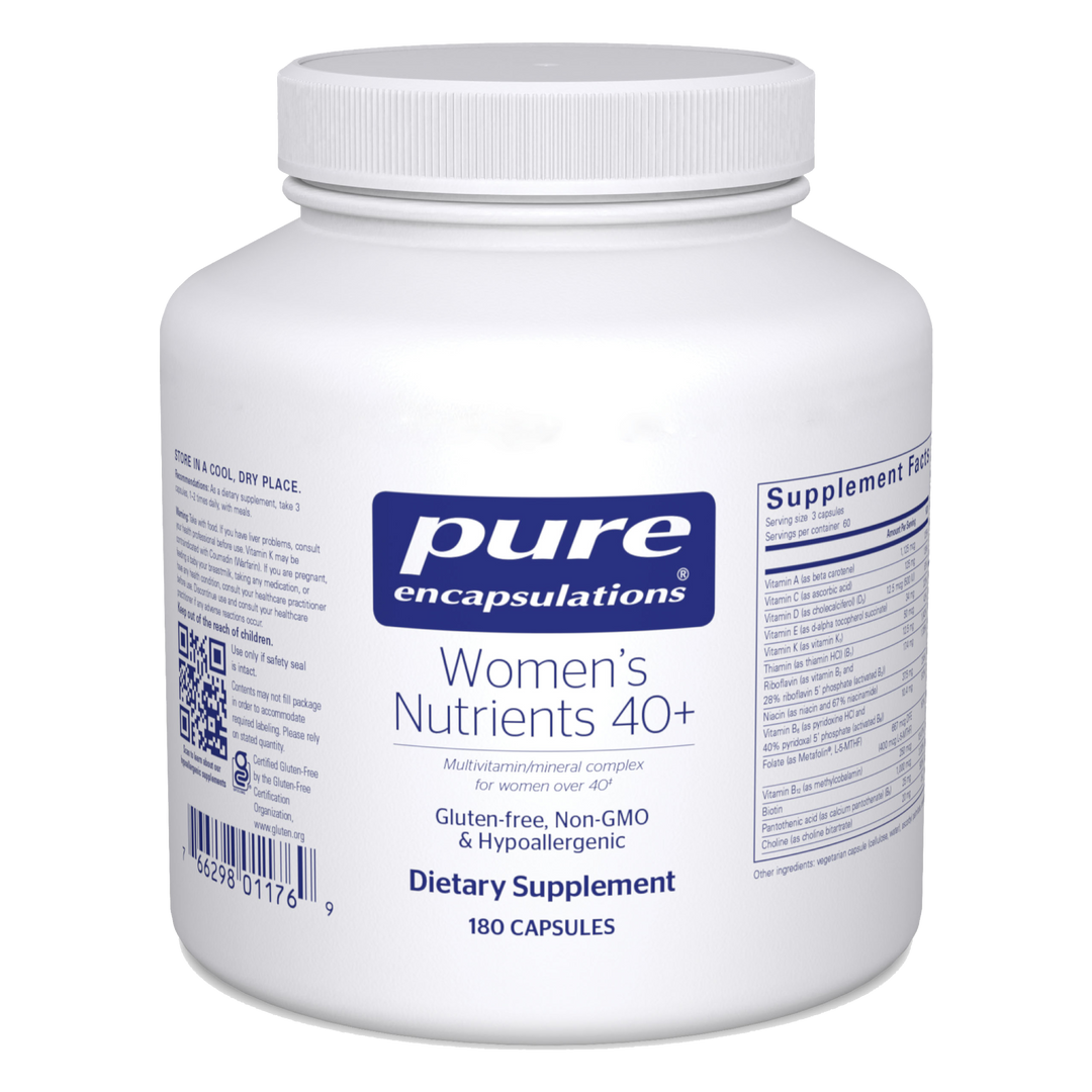Pure Encapsulations Womens Nutrients 40+ 180ct