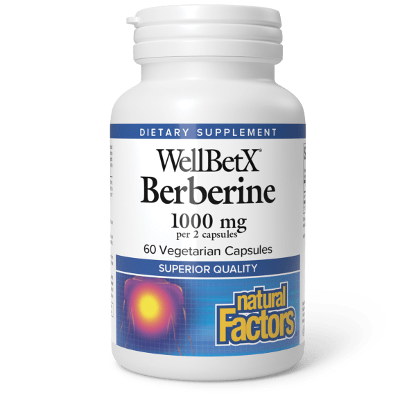 Natural Factors WellBetX Berberine 500 mg 60ct