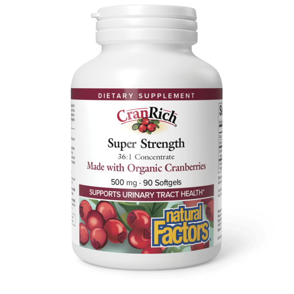 Natural Factors Cranrich 500mg 90 ct