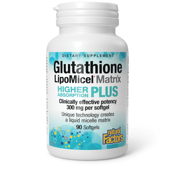 Natural Factors Glutathione Lipomicel Matrix 300Mg 90ct