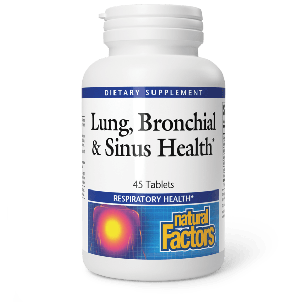 Natural Factors Lung Bronchial Sinus Health 45ct