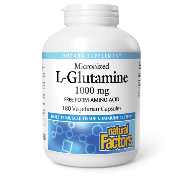 Natural Factors Micronized L Glutamine 1000mg