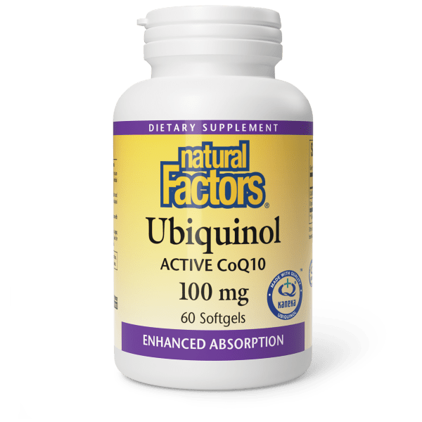 Natural Factors Ubiquinol Active Coq 10 100mg 60ct